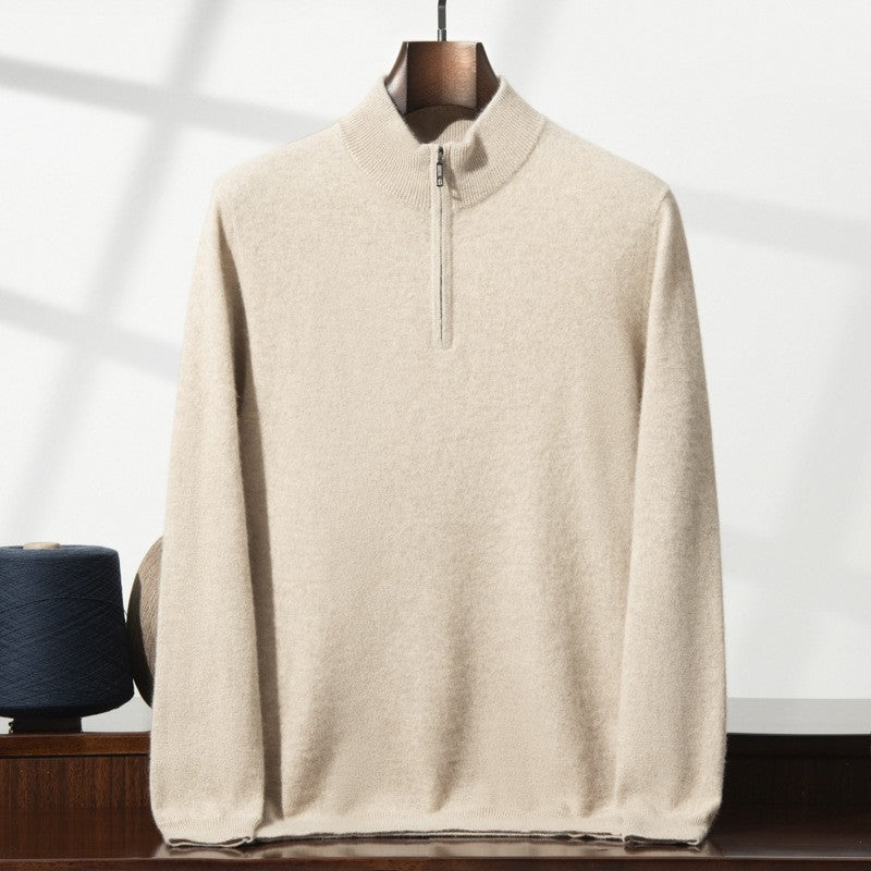 Cashmere Zip Sweater