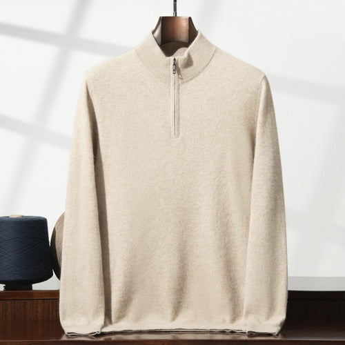 Cashmere Zip Sweater