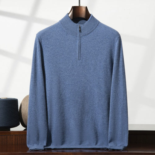 Cashmere Zip Sweater